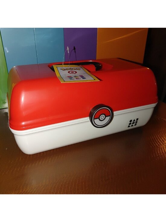 Pokemon X Caboodle Limited Edition Make Up Organizer Train Mirror Case Box main image 12